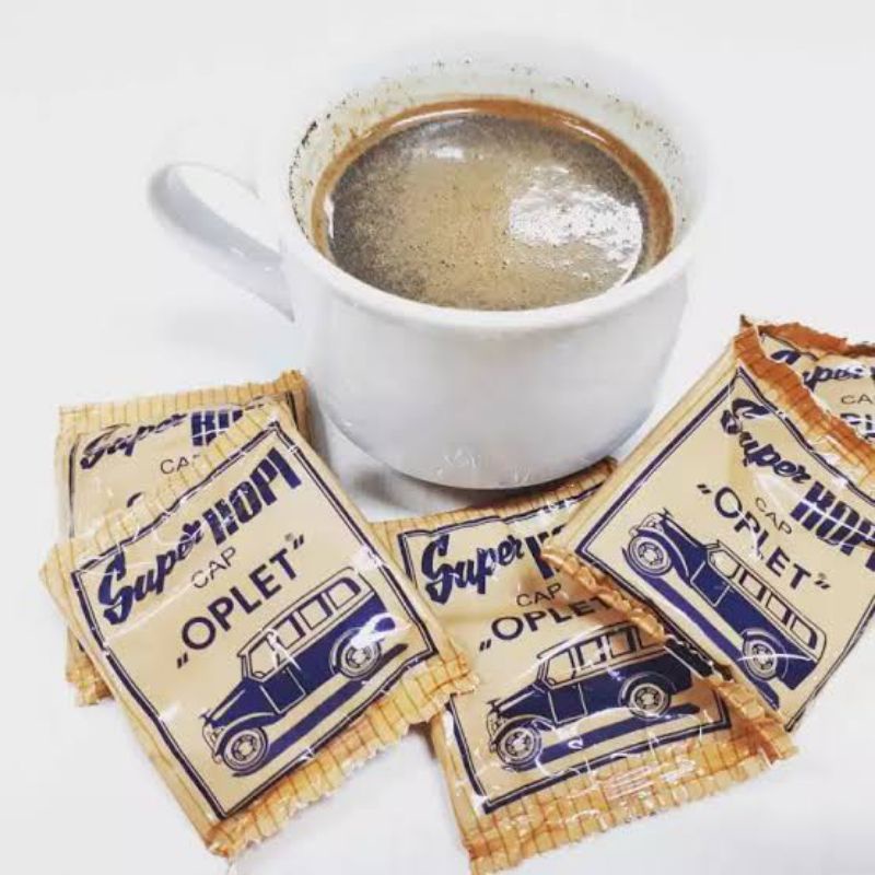 

Kopi cap Oplet mini klasik (tanpa gula) isi 30 sachet