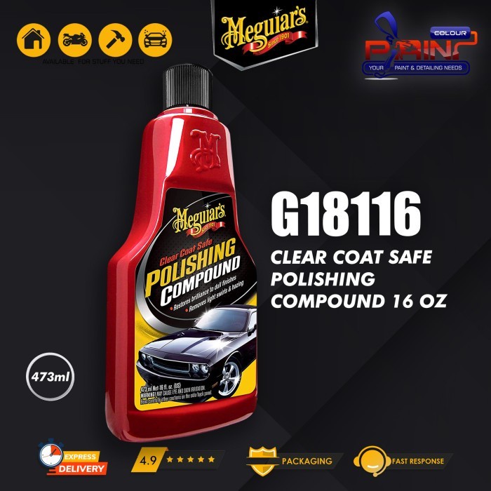 Meguiars-Meguiars Clear Coat Polishing Compoun d473 ml - Paint Colour