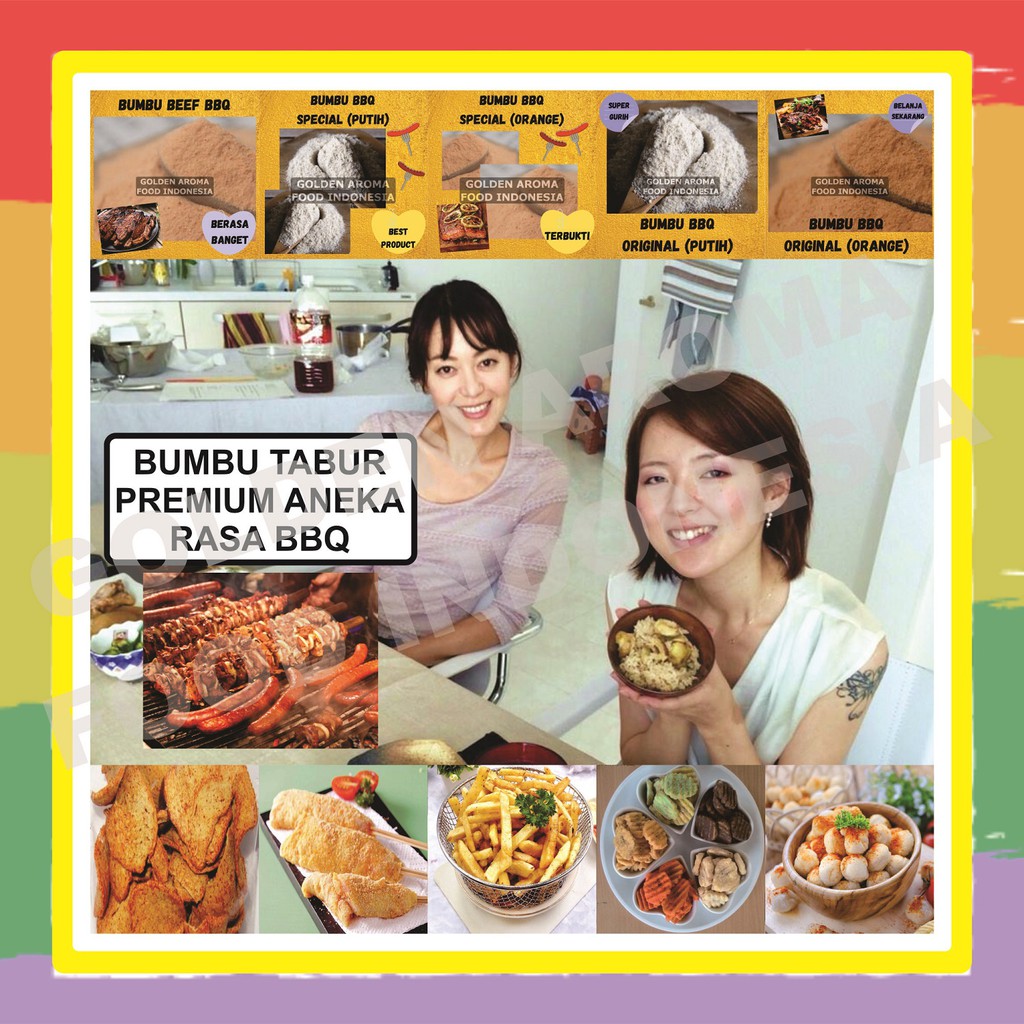 

Aneka Bubuk Bumbu Tabur Bbq Barbeque 1kg Rasa Bbq Premium Korean Barbekiu Pedas Spesial Import GAFI