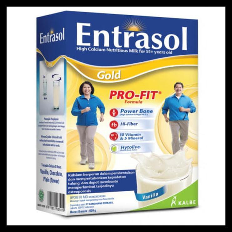 

READY STOK Entrasol Gold Vanilla 600 gr PROMOKode 1400