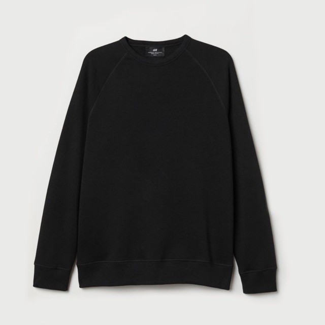 h&m crew neck sweatshirt regular fit