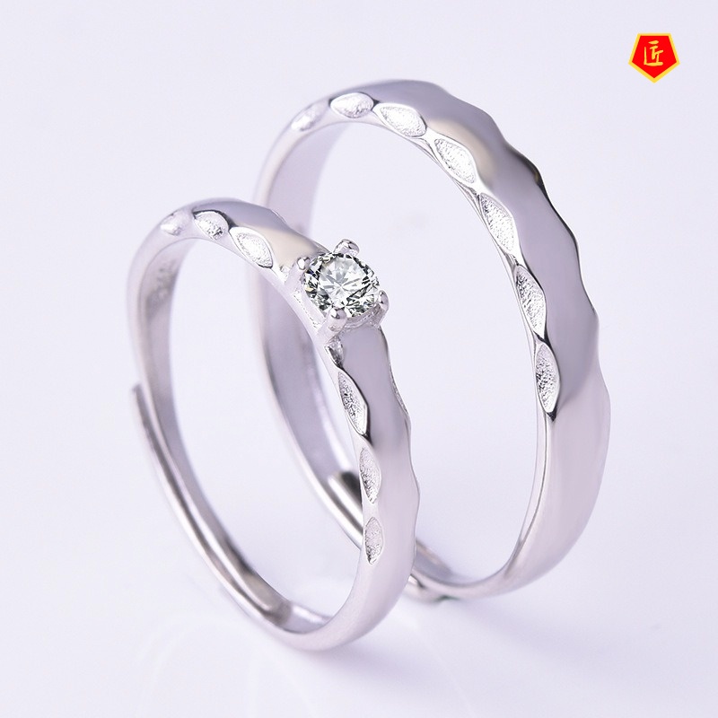 [Ready Stock]Simple Daily Couple Diamond Ring