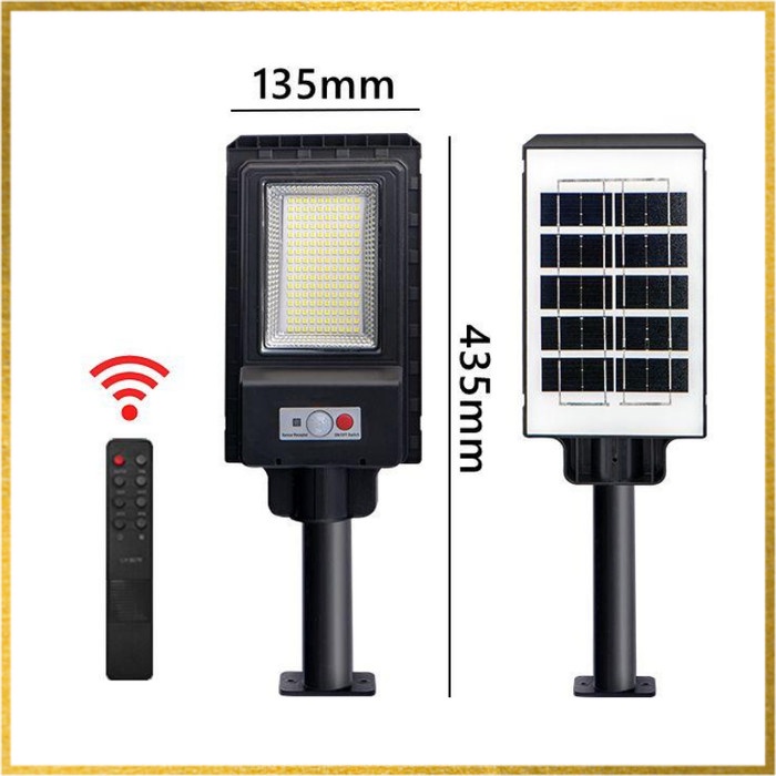 Lampu Solar Lamp Jalan PJU 180W Outdoor Tahan Air Petir BERGARANSI