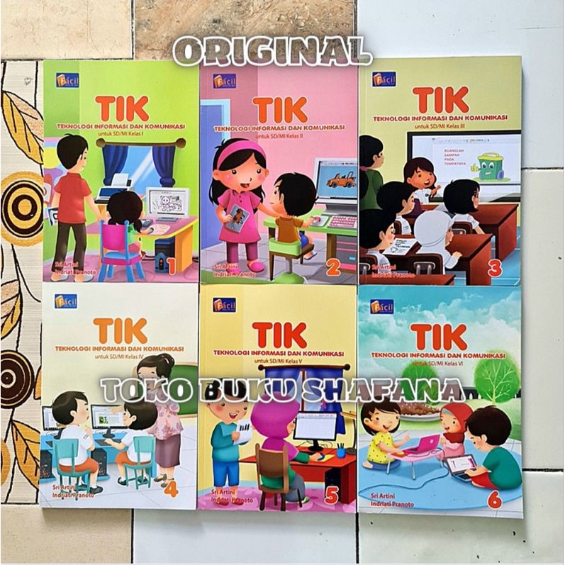 Buku TIK Kelas 1 2 3 4 5 6 SD Facil Teknologi Infomasi dan komunikasi Original