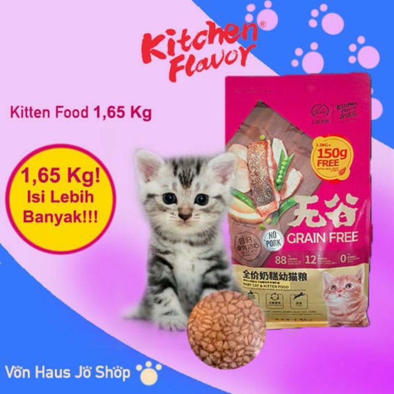 Kitchen flavour grain free baby kitten 1,5 kg