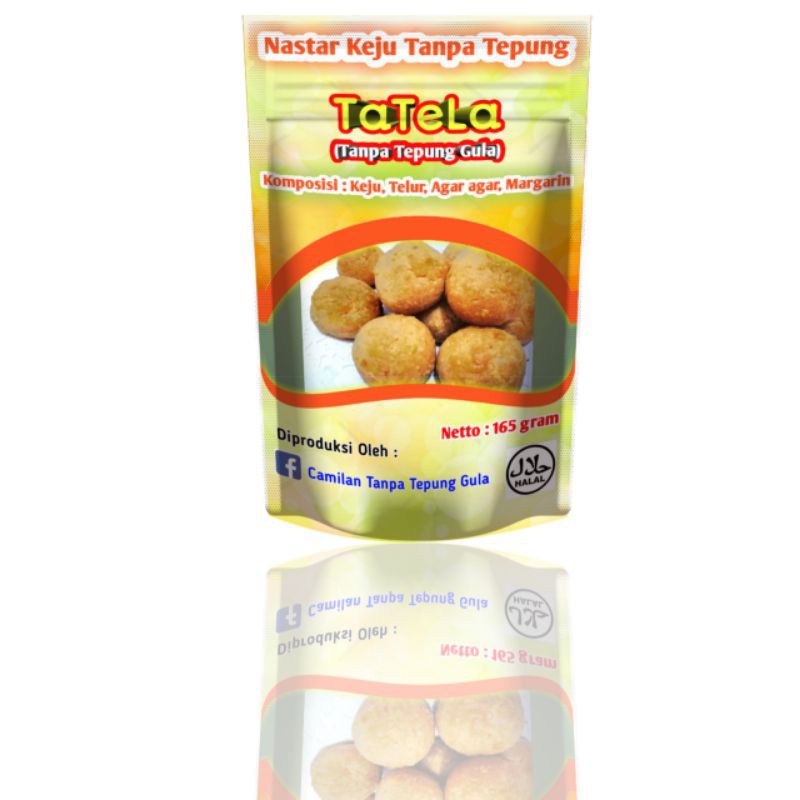 

Nastar Keju Tanpa Tepung Gula Camilan DEBM Diet Keto Netto 175 gram