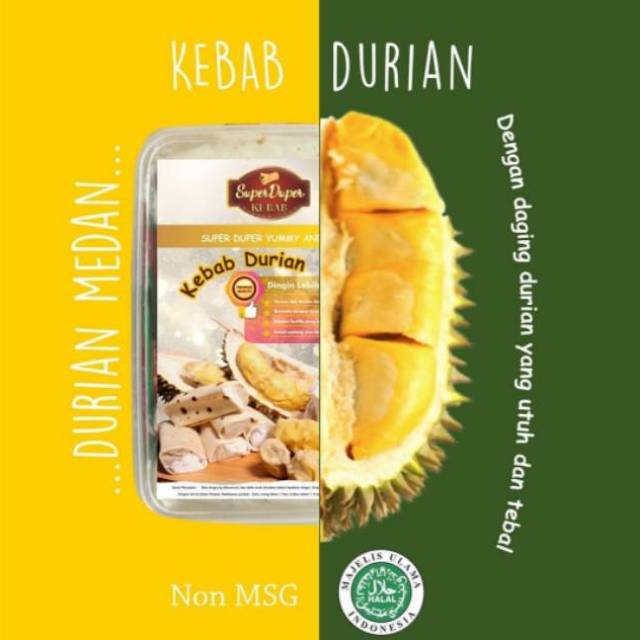 

GOSEND ONLY ‼️ KEBAB DURIAN - SUPER DUPER KEBAB - HOME MADE KEBAB & 100% HALAL (GOSEND ONLY ‼️)