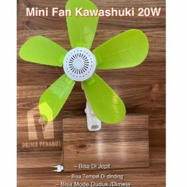 KIPAS JEPIT Kawashuki / Kipas Duduk / Kipas Dinding / CLIP FAN 20 WATT Kawashuki KS - 750