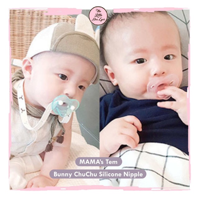 [READY] Mama’s Tem Bunny ChuChu Silicone Nipple (teether + tali)