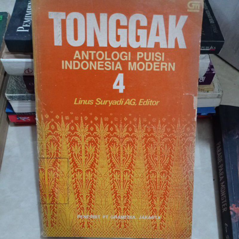 BUKU TONGGAK ANTOLOGI PUISI INDONESIA MODERN JILID 4 LINS