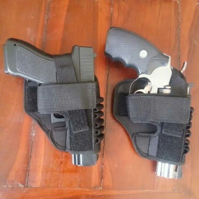 HOLSTER KANVAS GLOCK UNIVERSAL / SARUNG PISTOL PINGGANG