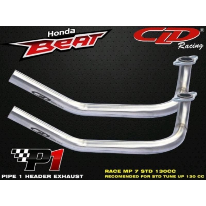 Pipa knalpot leheran knalpot header beat scoopy spek mp7 merk CLD