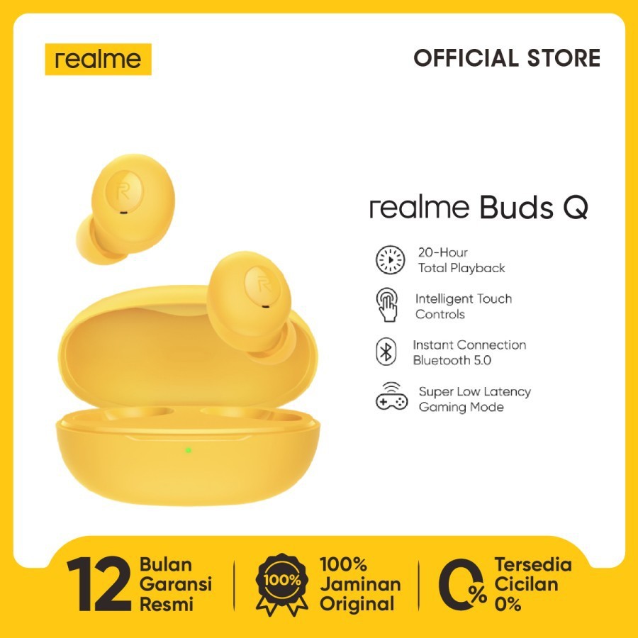 REALME BUDS Q [20-hour Total Playback 5.0, Super Low Latency]