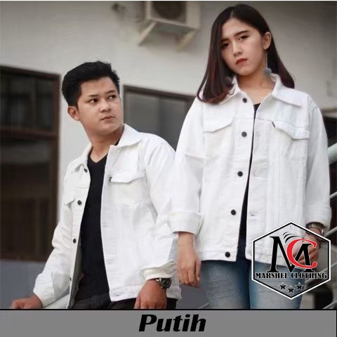 RCL - JAKET JEANS COUPLE PRIA WANITA / COUPLE WARNA OVERSIZE