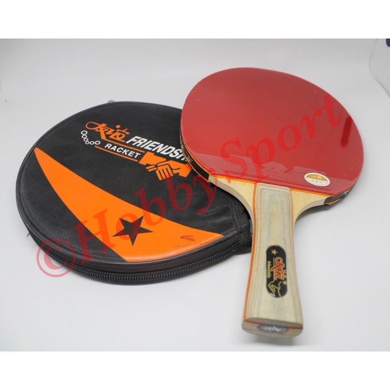 Bat Bet Bad Pingpong Friendship 729 1 Star + Case Tenis Meja Ping Pong Table