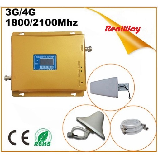 NEW Dual Band 1800 2100 Mhz 4G 3G Full Set Antena Yagi Ceiling