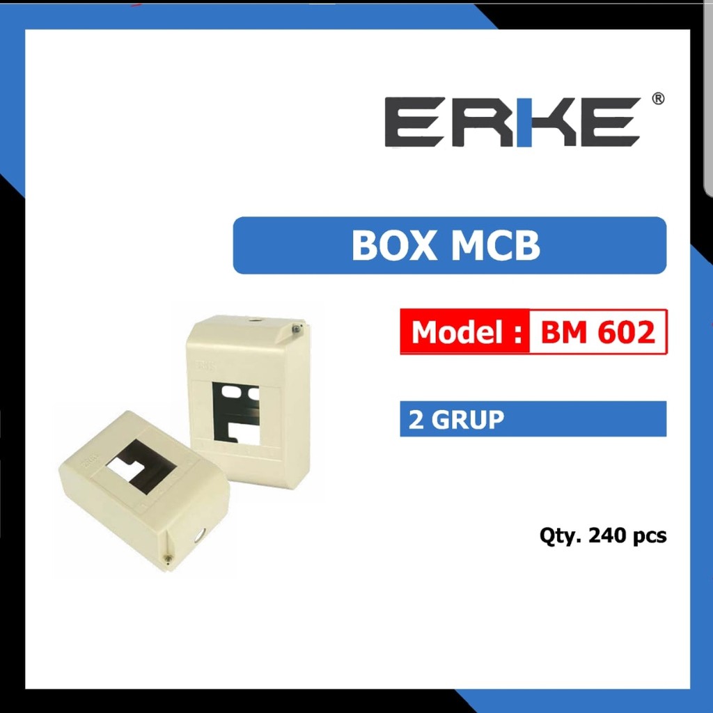 Erke Bok Mcb 2 ~ 4 Group / Kotak Mcb / Box Mcb