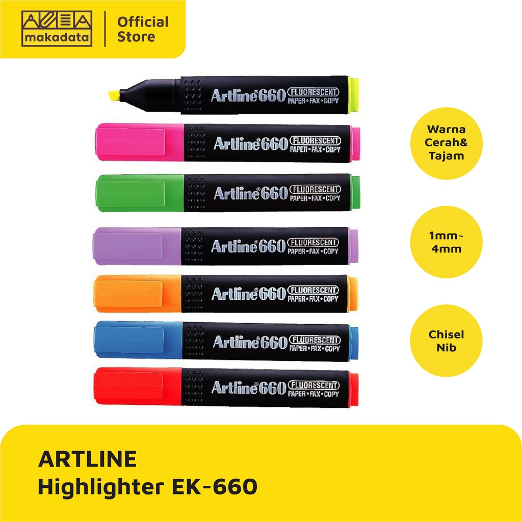 

HIGHLIGHTER / FLOUR ARTLINE EK-660 (1PCS) MURAH