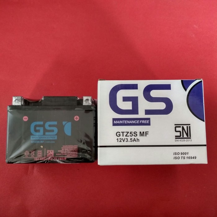 Aki Motor Yamaha Vega Force GTZ5S GS Y Accu Kering MF
