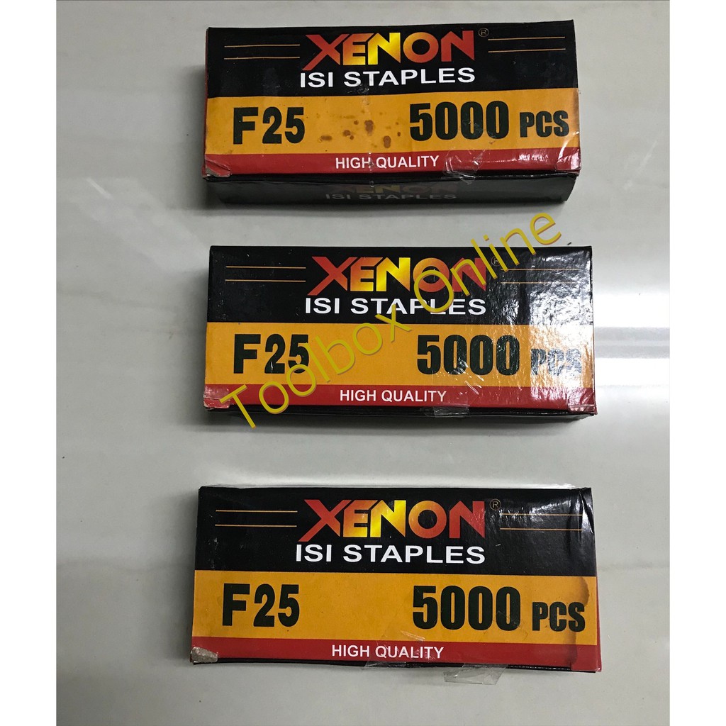 

Isi Staples Paku Tembak Xenon F25 Refill
