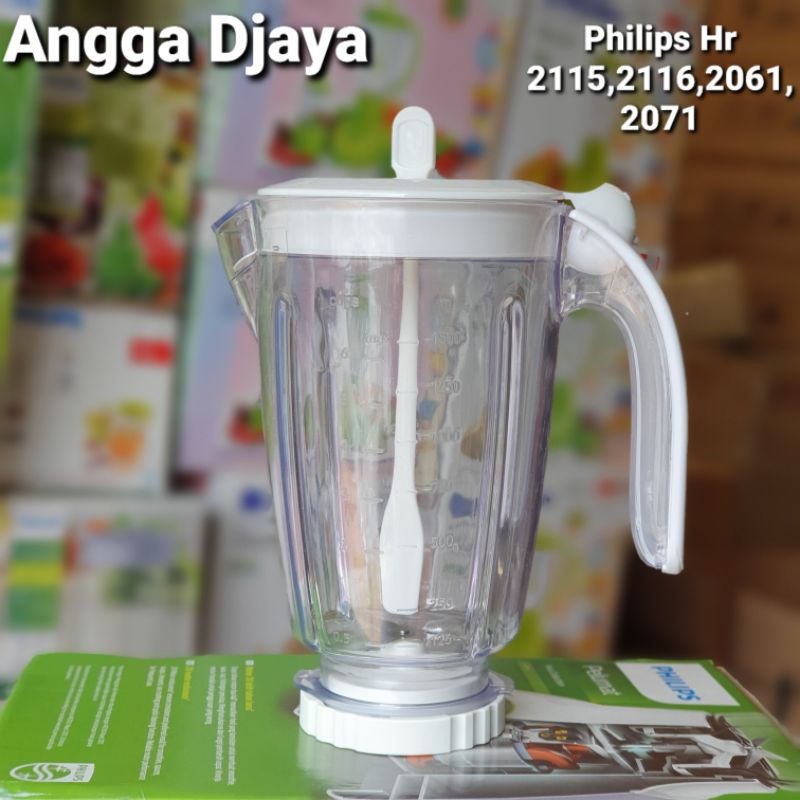 Set Gelas Jus Philips  lengkap HR 2115 / 2116 HR 2061 /