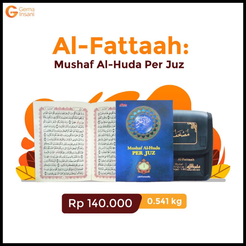 Mushaf Al Quran Per Juz / Mujazza - Al Fattaah - Ukuran Kecil A6