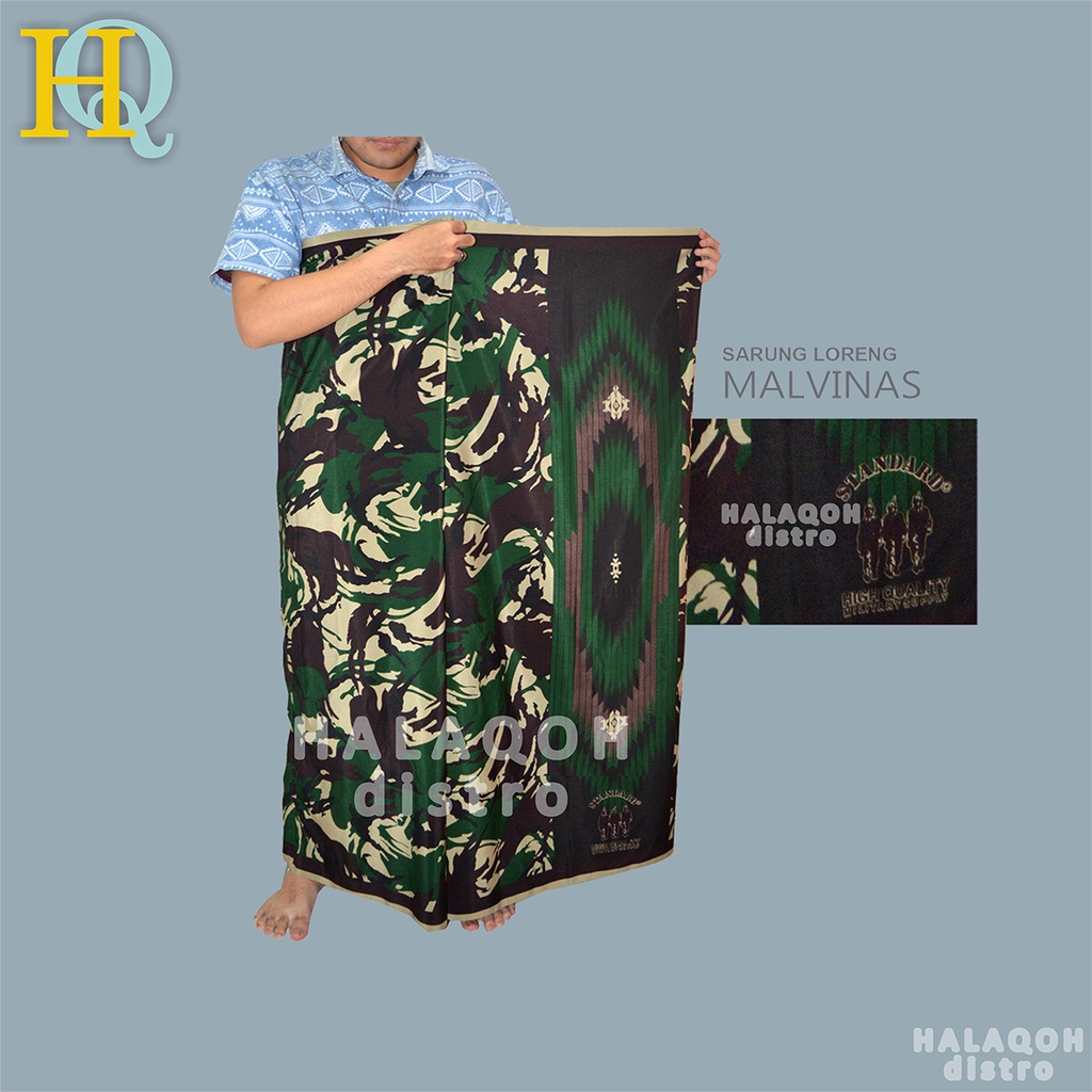 SARUNG LORENG TNI KUALITAS PREMIUM ORIGINAL AMMO STANDART | SARUNG PRIA DEWASA