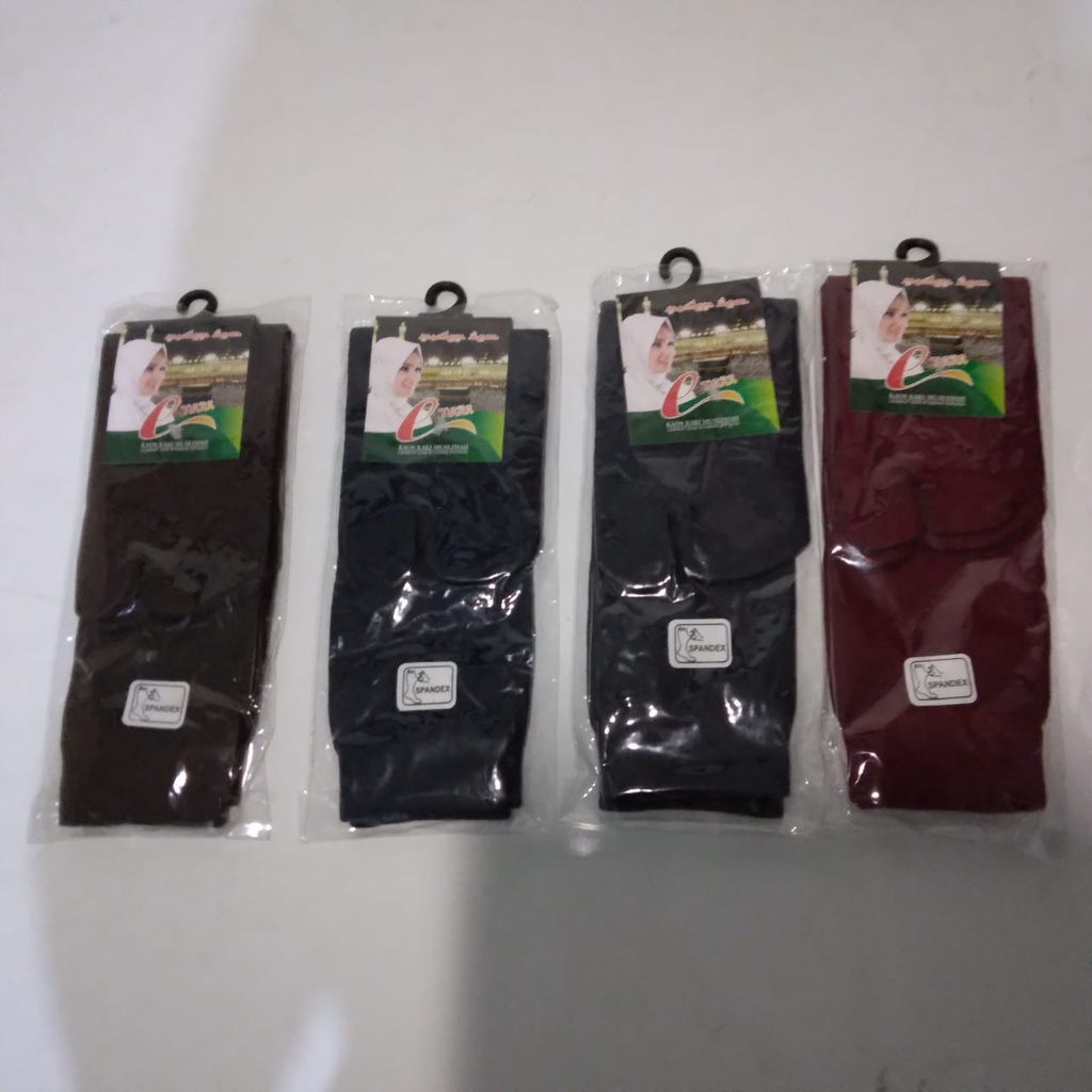 Kaos Kaki Jempol Polos Warna Gelap