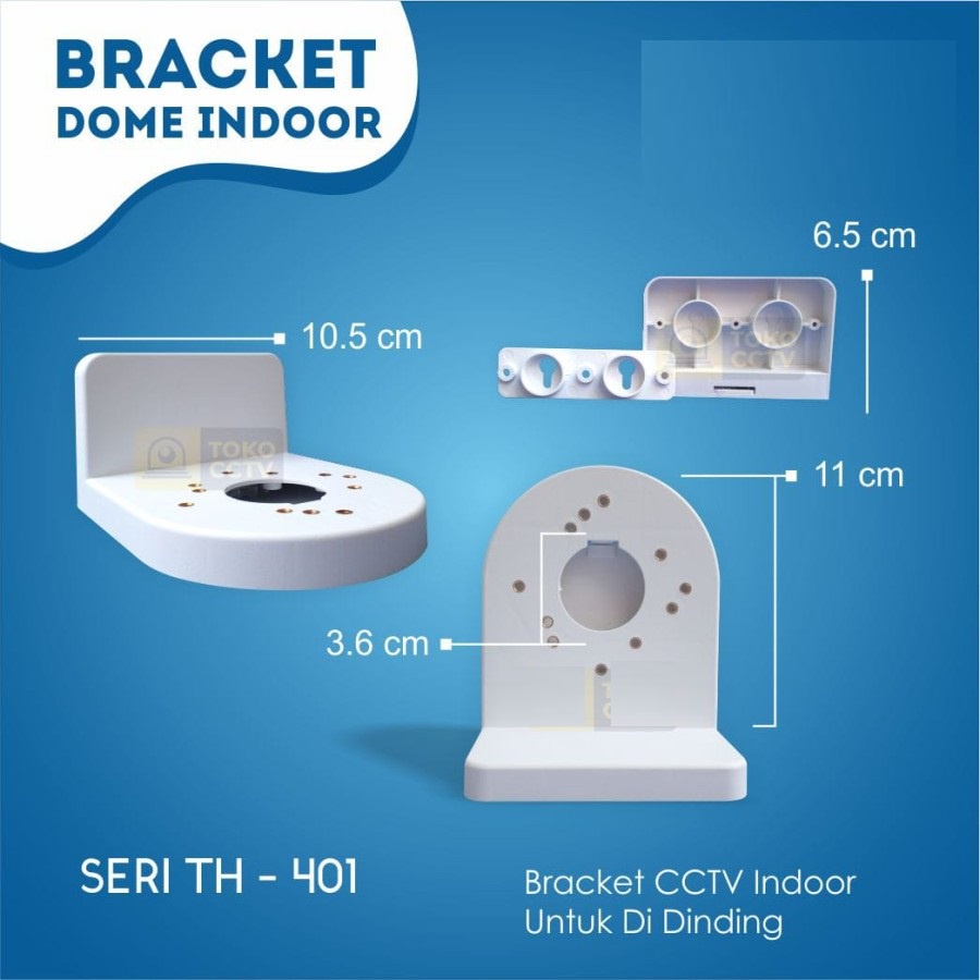 BRAKET CCTV CAMERA INDOOR PUTIH