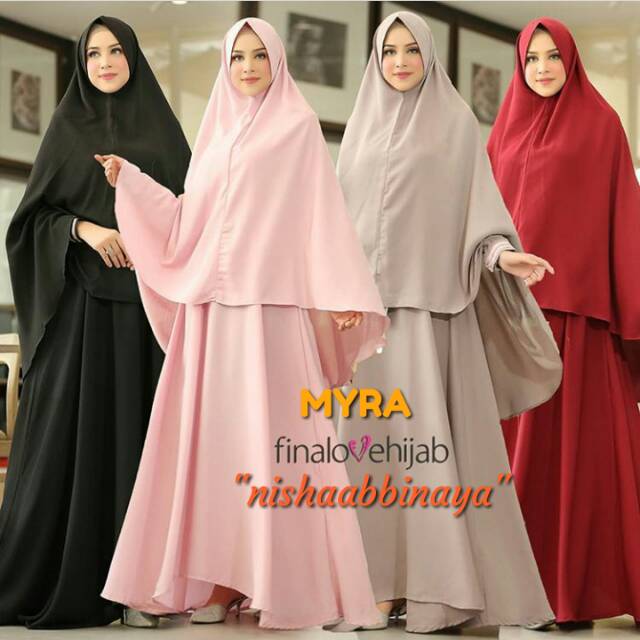 GAMIS SYARI MYRA DRESS CREPE FLH