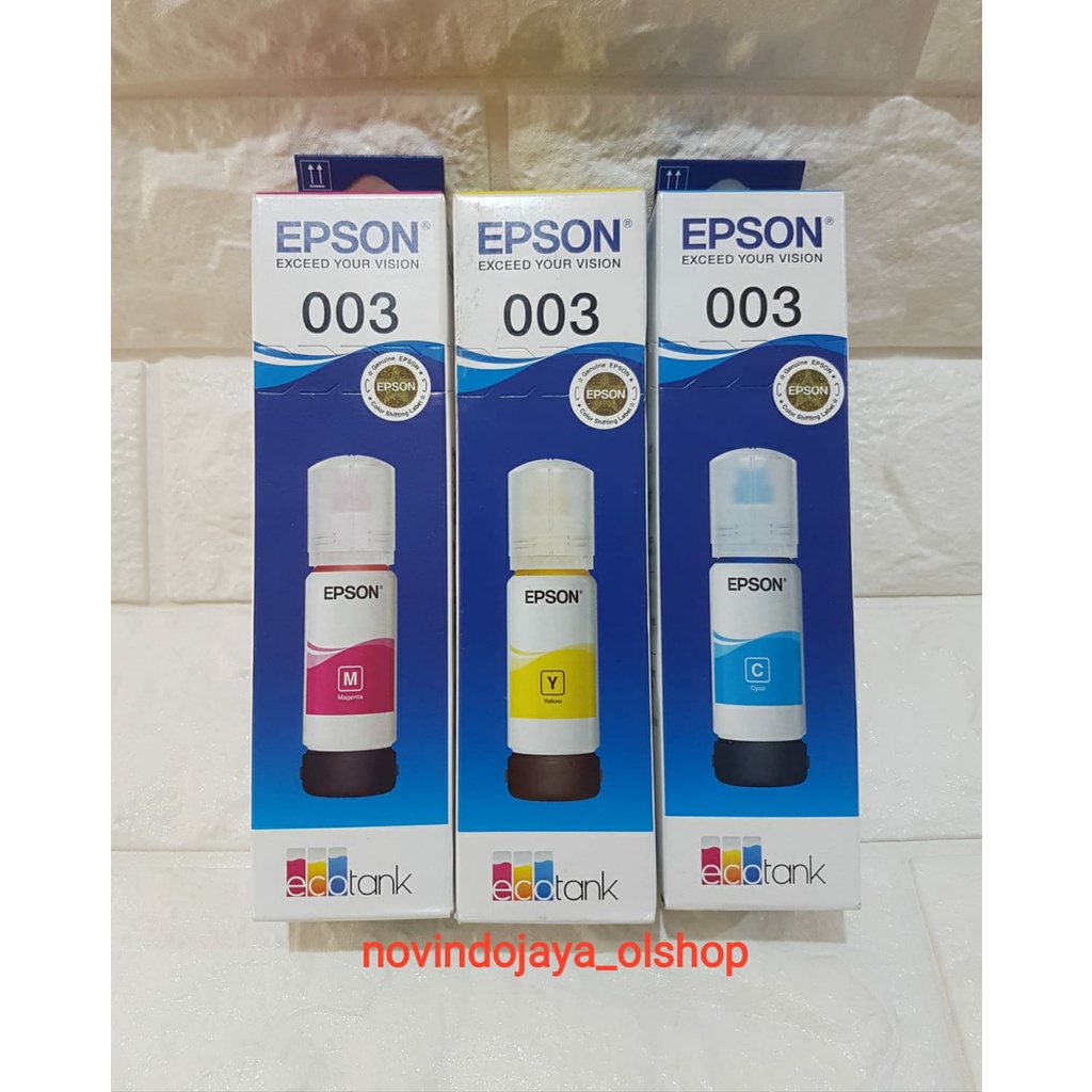 

TINTA EPSON 003 ORIGINAL WARNA
