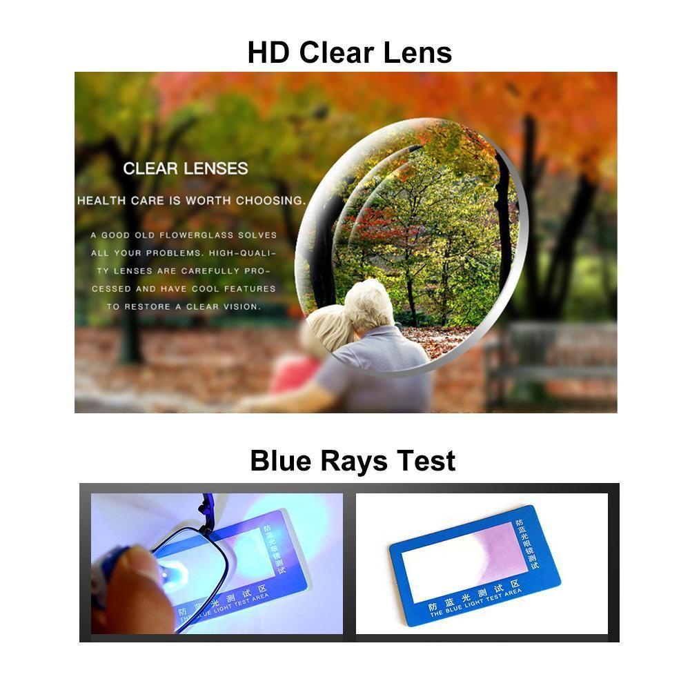 Populer Kacamata Baca Anti Silau Komputer Goggles Memory Titanium Temple Presbyopia Glasses