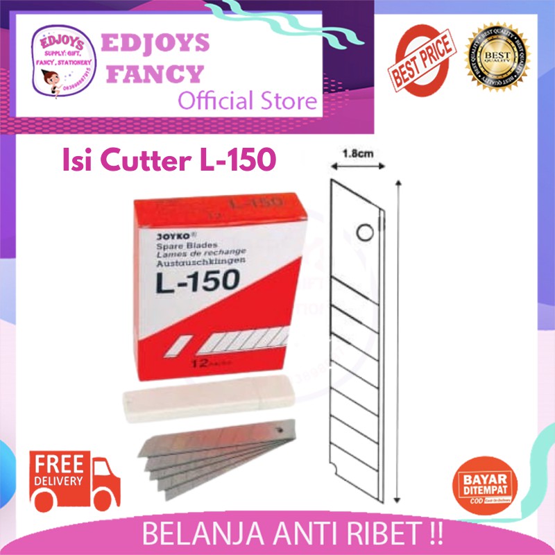 

Joyko isi cutter besar L-150 isi 5pcs