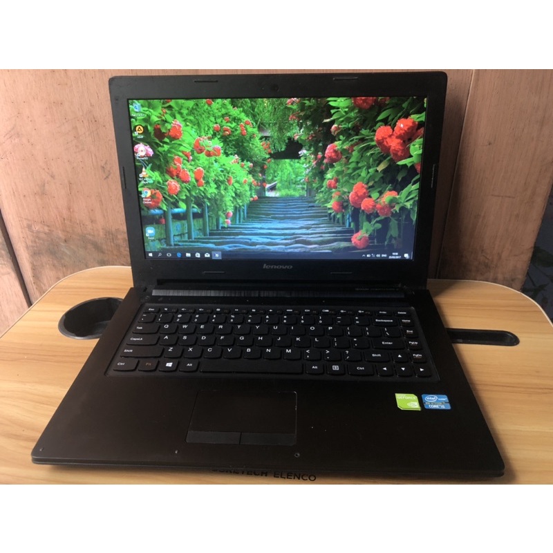 laptop lenovo g400s gaming 4gb ram nvidia ge force intel core i5 14inch hitam normal gaming sekolah 