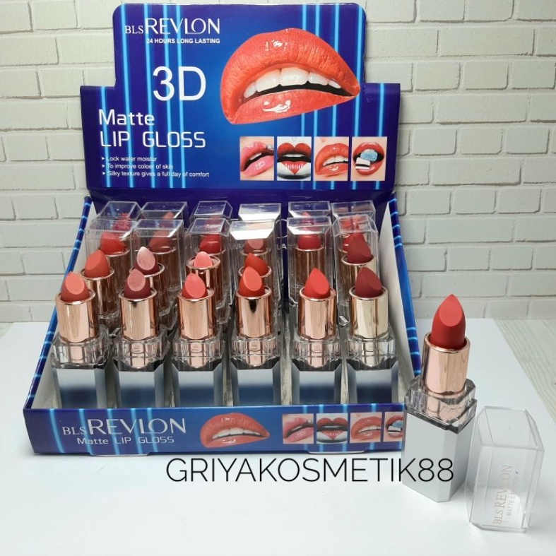 LIPGLOSS REVLON MATTE 3D HARGA 1 LUSIN