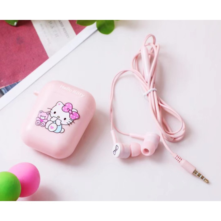 [XY-58] / [XY-62] Headset Karakter Kartun Lucu / Wadah Earphone Gambar Kartun Karakter / Earphone Tema Animasi Kartun