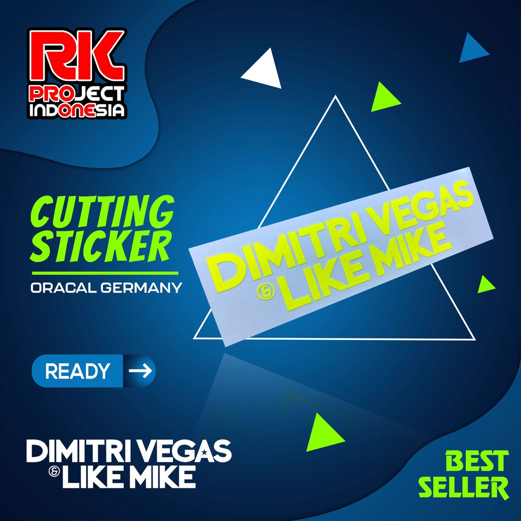 

DIMITRI VEGAS CUTTING STICKER / STIKER ORACAL 651 / ORAFOL 6510