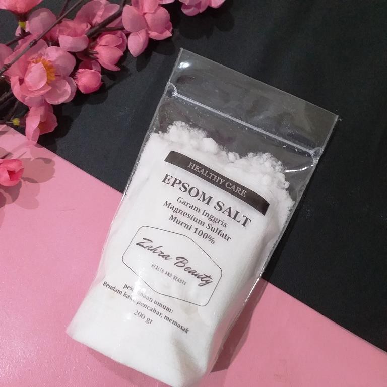 GARAM INGGRIS /EPSOM SALT PURE 100 % / MAGNESIUM SULFAT / GARAM EPSOM / GARAM SPA / GARAM MANDI / GARAM RENDAM KAKI / PUPUK MAGNESIUM