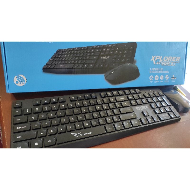 Keyboard Mouse Alcatroz Xplorer Air6600 Wireless