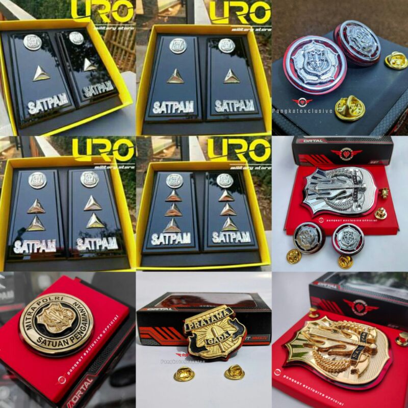 KEWENANGAN SATPAM - MONOGRAM DAN KEPALA KOPEL