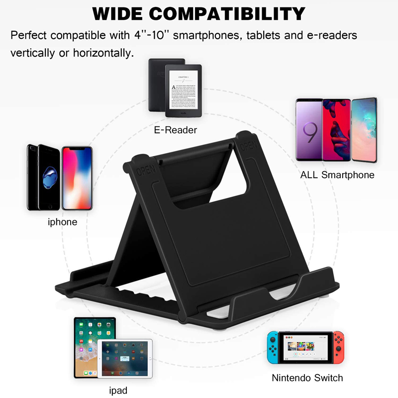 Stand Holder Hp / Tablet Universal Portable Bisa Dilipat Bahan Plastik