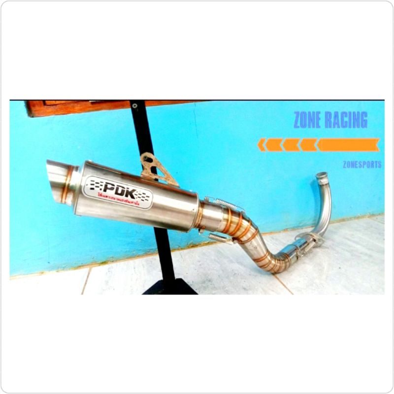 Knalpot racing PDK Vario Beat karbu fi street Scoopy Genio Knalpot PDK motor metik