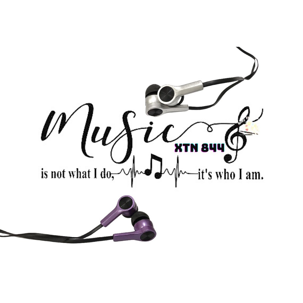 Universal Earphone earphone Handfree sport extrabass XTN 844