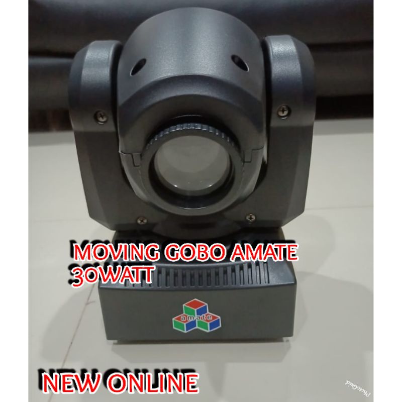 MINI MOVING GOBO LIGHTING AMATE 30watt murni