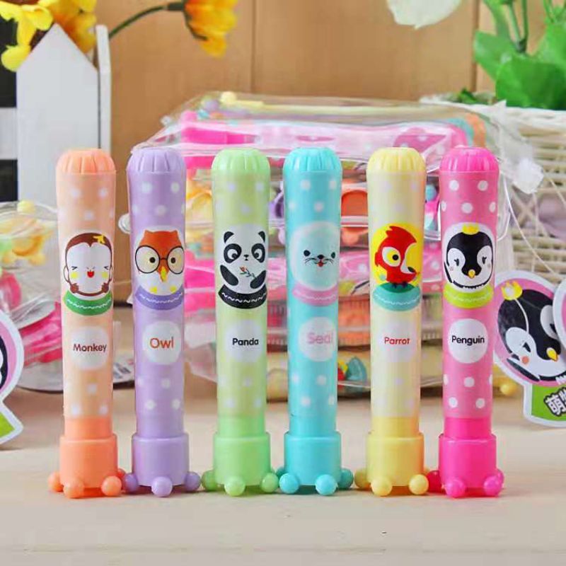 Stabilo motif lucu dan unik highlighter bentuk unik dan lucu