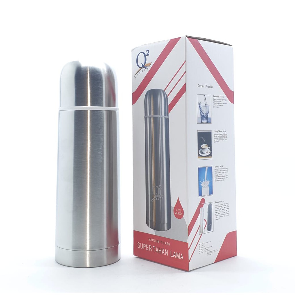 Q2 6035 0,35L Thermos Tumbler Tahan Panas Dingin Stainless Steel