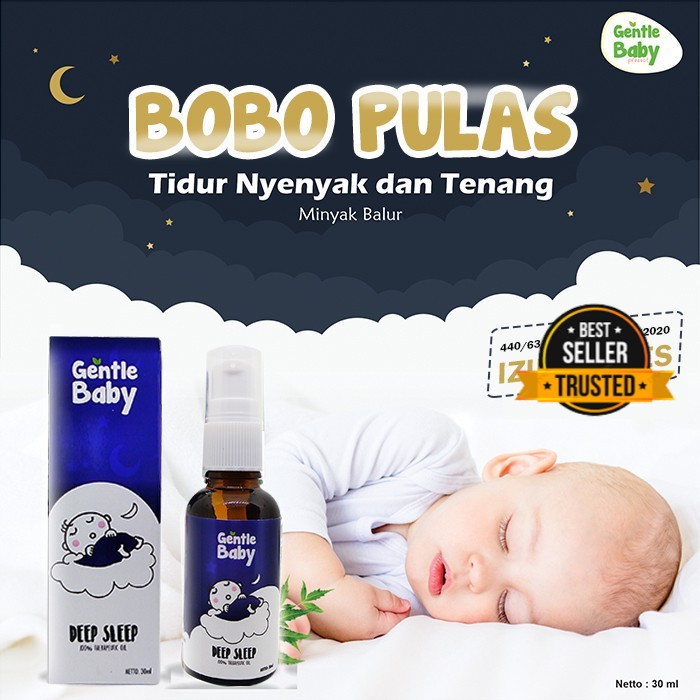PERAWATAN BAYI BABY OIL MINYAK TELON GENTLE BABY DEEP SLEEP BAYI TIDUR PULAS DAN NYENYAK BB1