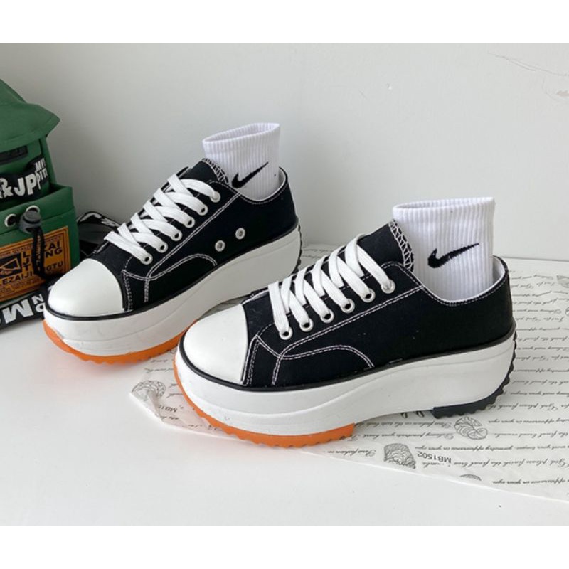 [COD] Sneakers Wanita Import CASSEY  | Sepatu Sekolah | Sepatu Casual | Sepatu OOTD | Sepatu Viral | Sepatu Dupe Conv*rse x JW | Sepatu Kekinian