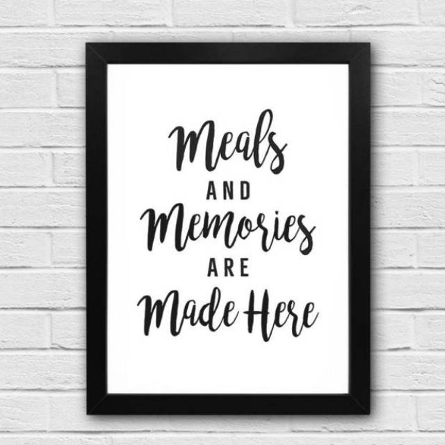 

Poster A4. MEALS AND MEMORIES