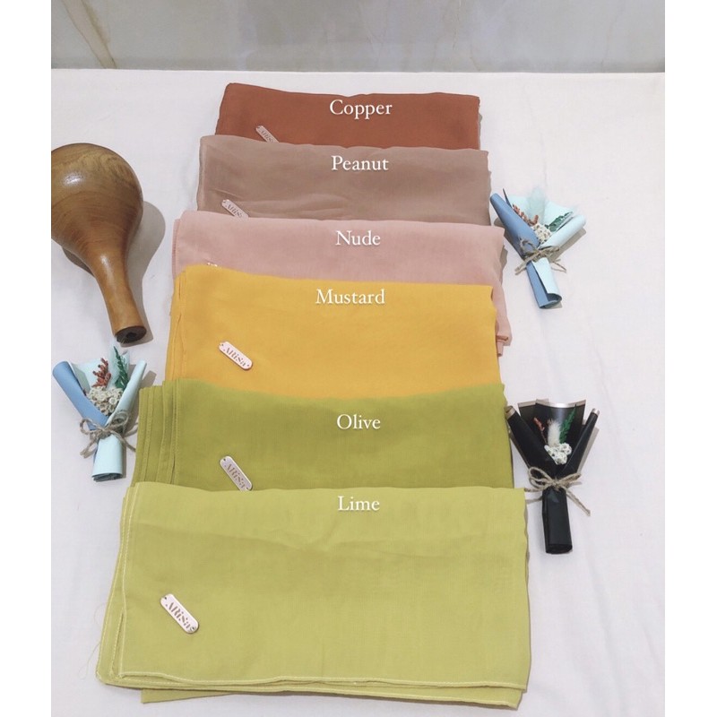 

ALINA SQUARE | JILBAB SEGIEMPAT POLYCOTTON PREMIUM | PACKAGING PAKAI PILLOW BOX |